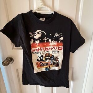 Led Zeppelin Song remains the same Japanese graphic tee